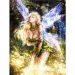 T&auml;ielikult &uuml;mmargune DIY teemanttikandid portree 5D teemantmaal, kivist mosaiikdekoor 20X30CM