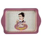 Les Tr&eacute;sors De Lily [Q6944] -  French Vintage  metallist kandik (Extraordinary Tea) - 25x16 cm Heleroosa