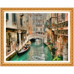 3D DIY teemantmaaling Veneetsia t&auml;nava teemanttikandid l&otilde;petamata dekoratiivsed seinakleebised 20X30CM