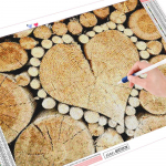 Love Diamond Painting Full Square New Arrival Heart Teemanttikandid 20X30CM