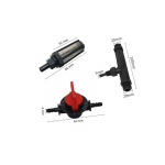 Venturi v&auml;etise pihusti 1/2 3/4 tolline 4 kiirusega voolu reguleerimisklapi niisutusliitmik veefiltriga P&otilde;llumajandus 1 komplektiga 1I2 inch