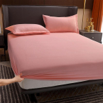 Kvaliteetne puuvillane madratsikate, libisemiskindel fikseeritud puuvillane voodilina Simmonsi kaitsekate 150cmX200cm(standard)