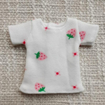 Pure Color Doll T-s&auml;rk Blythe Doll Clothes Base S&auml;rgi Top Clothes For Azone Momoko Doll Clothes 1/6 Doll Accessories