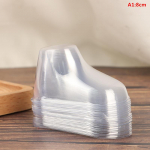 20 tk l&auml;bipaistvast plastikust beebijalgade vitriin Baby papud jalatsid sokid 8cm puhas