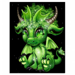 5D &uuml;mmargune isetehtud teemantmaaling ristpistes komplektid Mosaiik Teemanttikandid Maastikuloomad Rhinestone Mosaiic Kingikomplekt Kodukaunistus 15x20CM