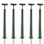 5 tk. raudteetulede mudeli bonsai kaunistuste paigutus