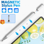 Fonken Stylus Pen Universaalne Stylus Magnet Stylus mahtuvuslik pliiats Adsorbeeritud pliiats Android-telefonile Huawei Xiaomi Apple Ipad Tablet valge