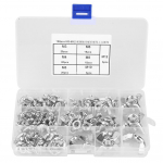 100 tk tiibmutrite mutter M3/M4/M5/M6/M8/M10/ s&uuml;sinikterasest galvaniseeritud kinnitusvahend