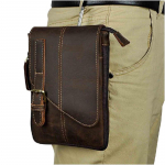 Kvaliteetsest nahast meeste vabaaja disainiga Messenger Crossbody kott Multifunktsionaalne mood reisiv&ouml;&ouml; v&ouml;&ouml;kott pruun