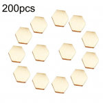 200 tk 1cm puidust kuuskant k&auml;sit&ouml;&ouml;sildid ripatsite kaunistamiseks isetegemise kaunistuseks