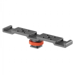 Alumiiniumist kolmekordne k&uuml;lmakinnitusplaadi kronstein kaamera mikrofoni LED-valgusti paigaldamiseks