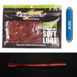 FTK 30tk kunstlik silikoonlant 80mm ja 2,5g v&auml;ike pehme vihmaussi s&ouml;&ouml;t krevettide lisand kunstlik karpkala p&uuml;&uuml;k 80mm