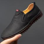 Nahast vabaajajalatsid Meeste Disainer Slip on Kingad meestele Mood Pruun Loafers Kingad Meeste Zapatos De Hombre Chaussure Homme 43