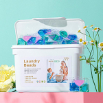 Kolm-&uuml;hes karbis olevad pesuhelmed l&otilde;hnahelmestega Kauakestvad l&otilde;hnaga pesuhelmed Pehme ja lesta eemaldav mitmetoimeline pesupesemisvahend