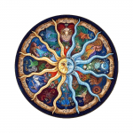 (H0826)Zodiac puidust pusle unikaalse kujuga t&uuml;kid, loom t&auml;iskasvanutele ja lastele, 136 tk