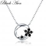 BLACK AWN Flower Ripats Kaelakee Naiste Ehted