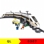 QL0307 ehitusplokk rongiseeria Fuxing kiirrongi laste &otilde;ppekomplekt m&auml;nguasi, v&auml;ikesed osakesed