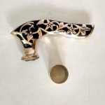 Must messingist jalutuskepp Vintage stiilis k&auml;epidemepea disainer puidust kepi jaoks Uus