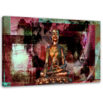 L&otilde;uenditr&uuml;kk Abstract Buddha Painting 60x40 roosa