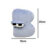 Alphabet Lore Palusm&auml;nguasjad AZ Inglise t&auml;hega t&auml;idetud loom Pehme nukk M&auml;nguasjad Kingitus lastele Lastele Harivad j&otilde;ulukingid B