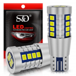 2tk W5W T10 Led pirnid Canbus 2016 20SMD 6000K Valge 168 194 Led 5W5 Wedge Car Interior Dome Reading Numbrim&auml;rgi ukse kliirens Valgussignaallamp