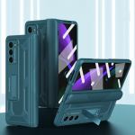 Samsung Z Fold 3 kukkumisvastase karastatud klaasist kile&uuml;mbrisele Samsung Galaxy Z Fold3 Fold 3 5g tugijala k&otilde;va soomuskatte jaoks for samsung Z Fold 3 roheline