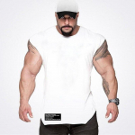 Do The Work Muscleguysi br&auml;nd Kulturism Fitness Meestemood vabaaja puhas puuvillane Slim Fit tr&uuml;kitud treeningvest M-2XL L