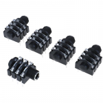 Mikrofoni pesa 6.5 kahe kanaliga emaistme mikrofoni pesa