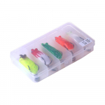 Topwater Frog Landid Litrid Bassip&uuml;&uuml;gi landid Pehmed ujumiss&ouml;&ouml;dad koos tarvikute karbiga bassforellile pehme konn lusikasabaga
