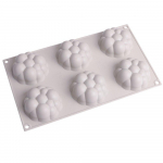 6 &otilde;&otilde;nsuse pilve kujuga silikoonvorm magustoidu koogivaht vormi koogi kaunistamise t&ouml;&ouml;riistad valge