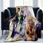 Anime Made In Abyss Print Visetekid Beebi soe diivanvoodi elutuba Vastupidav kodukaunistusega flanelltekk t&auml;iskasvanutele ja lastele 75x90cm