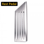 For Tesla Model 3 Model3 Accessories Aluminum alloy Foot Pedal Accelerator Gas Fuel Brake Pedal Rest Pedal Cover Car Rest Pedal