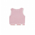 T&uuml;drukute vest punase ja valge triibuline T-s&auml;rk laste varrukateta &uuml;markaelus 90