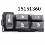 15151360 Chevrolet Blazer Suburban S10 Tahoe jaoks GMC Jimmy Electric Master elektrilise auto akna l&uuml;liti nupp 19244658