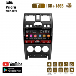 2 Din 9 Tolli Lada Priora 2007 - 2021 Autoraadio Android WiFi GPS Navigatsioon Multimeediapleier Auto Stereo 1+16GB 1+16GB,black