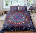 Bohemian Mandala tr&uuml;kitud kodu voodipesukomplekt, magamistoa pehme tekikott, padjap&uuml;&uuml;r, 2 v&otilde;i 3 osa t&auml;issuuruses kodukaunistus Baby 100x135cm