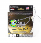 Power Pro Super 8 Slick Version 2 Spectra Line 50 lb x 300yds Onyx (8554) oon&uuml;ks