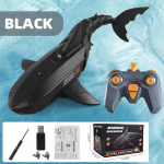 RC Shark 2,4G elektriline kaugjuhtimispult Loomad Vann Bassein Elektrilised m&auml;nguasjad lastele Poistele Lapsed Lahedad asjad Haid Allveelaev must