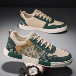 Meeste kingad Tossud Meeste vabaajajalatsid Luksuslikud hingavad meeste k&otilde;nnijalatsid Trend Canvas Meeste jooksujalatsid Meeste jalatsid 45 roheline