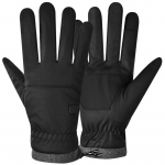 Talvised Meeste Rattas&otilde;idukindad Libisemisvastased Hingavad Kindad P&otilde;rutusvastased V&auml;lispordi Jalgratta ja Mootorratta kindad must