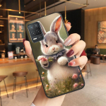 Rabbit Bunny Animal telefoni&uuml;mbris iPhone'ile Samsung Galaxy Redmi Xiaomi Oppo OnePlus Note SA 7 8 9 10 11 12 13 14 20 21 22 23 53 54 Pro Max Plus Ultra iPhone 6 or 6S