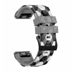 22 mm 26 mm silikoonrihm Garmin Fenix ​​7 7X 6 6X Pro 5 5X Plus Quick Fit jalgpallimustriga kellarihm Garmin Epix Enduro nutikella rihma jaoks 26mm