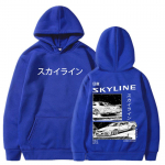 Drift Jaapani Anime AE86 Kapuutsiga Initial D Kahepoolsed kapuutsiga dressipluusid Unisex R34 Skyline GTR JDM vabaaja lahtised pulloverid S