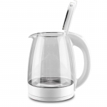 2-liitrine klaasist elektriline veekeetja LED-indikaatoriga majapidamises kasutatav automaatne v&auml;ljal&uuml;litus, keetmine ja kuivatamine kaitsev vesi white EU plug#