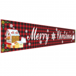 Oxford Cloth Outdoor B&auml;nner H&auml;id j&otilde;ule Kodukaunistused J&otilde;ulud V&auml;liskaunistused J&otilde;ulud Navidad Noel Head uut aastat 296*48cmA