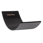 KiddyMoon puidust tasakaalulaud lastele puidust m&auml;nguasi lastele tasakaalulaud beebidele puidust m&auml;nguasjad 80x30cm, must 83x29,5x1,7/Felt