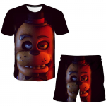 Poiste T&uuml;drukute Viis &Ouml;&ouml;d Freddy juures Multifilm Riiete Komplektid Suvine Terrorist M&auml;ng T-s&auml;rgid L&uuml;hikesed P&uuml;ksid 2-osaline &Uuml;likond FNAF Vabaaja R&otilde;ivad 160