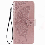 Liblikamustriga nahast klapp&uuml;mbris OPPO A57 A38 A74 A58 A80 5G A78 A16 A79 A60 A18 A40 Realme 9 10 Pro 11 C51 C53 C63 C61 C67 jaoks Otsige rahakoti katet OPPO A5 2020