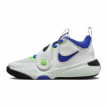 Nike Team Hustle D11 GS Roheline Strike Racer Sinine Laste tossud Valge Summit-White Puht-Plaatina DV8996-101 38.5