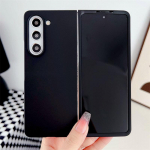 Luksuslik nahatundlik magnetiline juhtmevaba laadimisega kokkupandav telefoni&uuml;mbris Huawei Samsung OPPO VIVO Xiaomi kokkupandav telefoni&uuml;mbris VIVO X Fold 2 valge